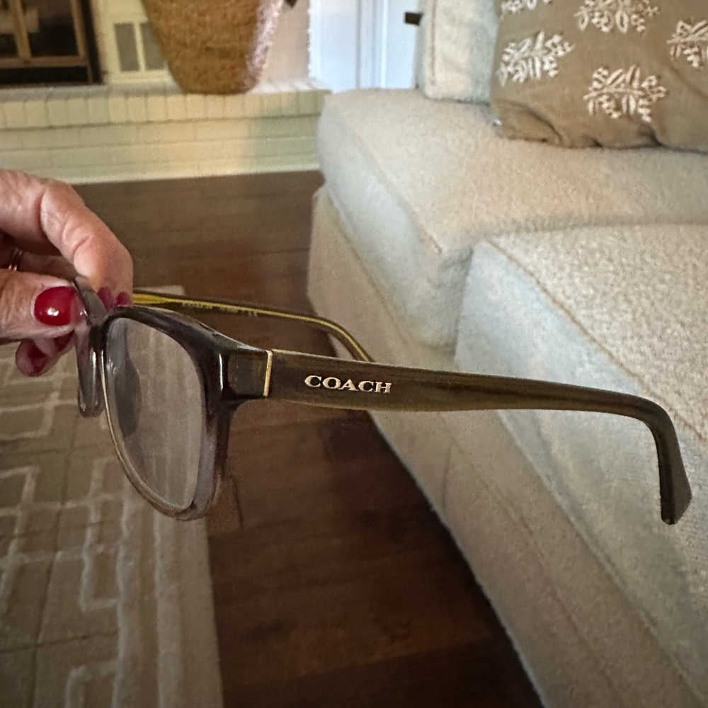 Coach Women's Glasses with Brown Frame
